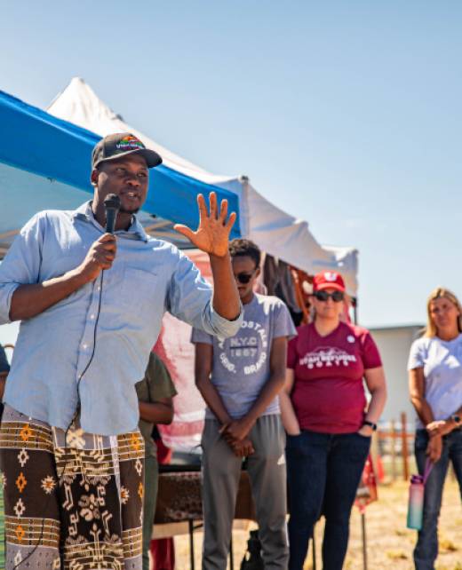 Part of our mission is to educate the community about the refugee experience and inspire people to be part of the solution.